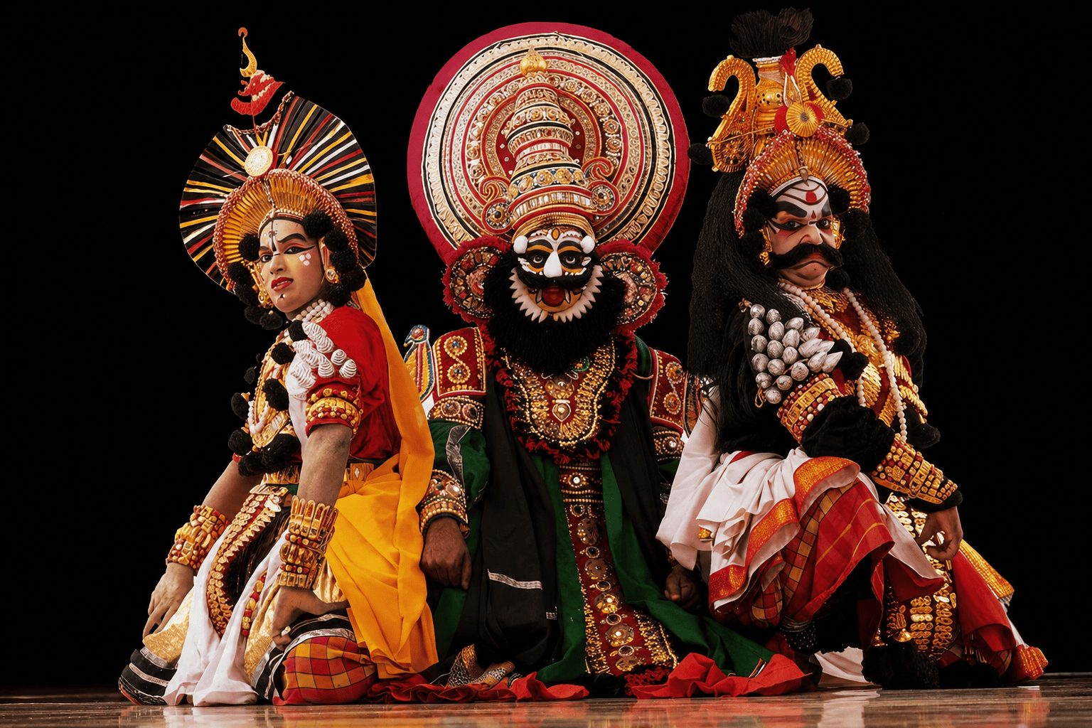 Yakshagana night performance