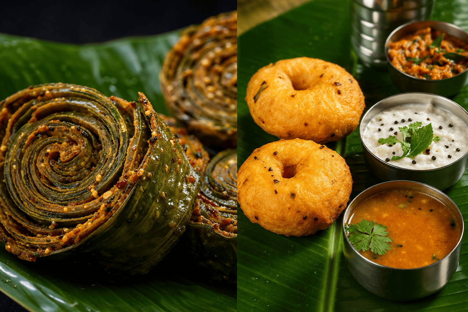 Traditional Udupi vegetarian cuisine