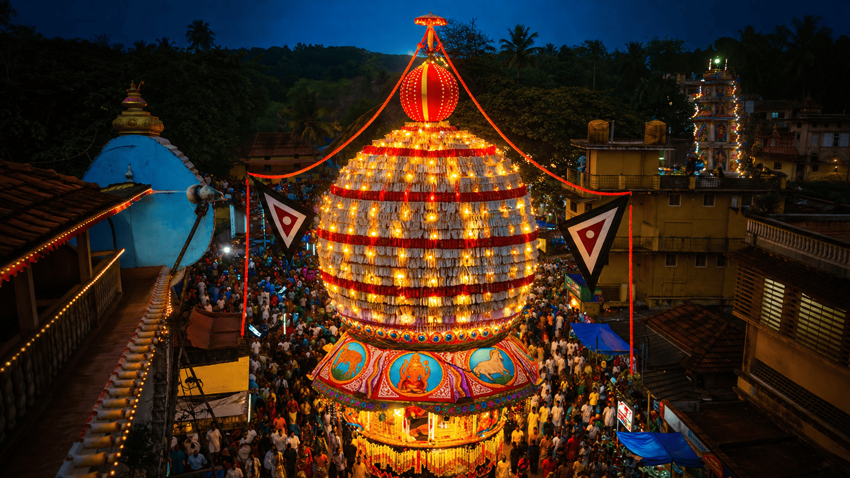 Temple car festival Rathotsava